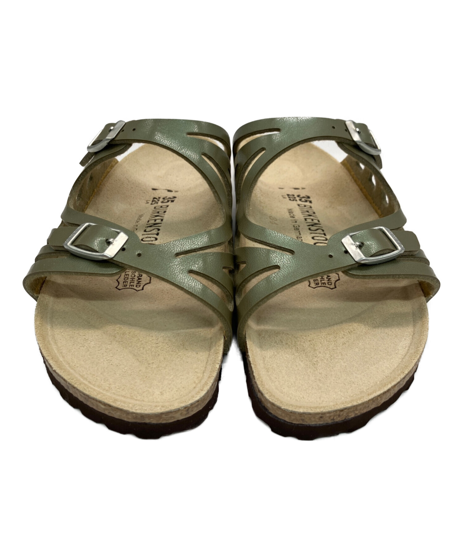 未使用　Birkenstock サンダル 中古・古着通販】BIRKENSTOCK (ビルケンシュトック) サンダル オリーブ