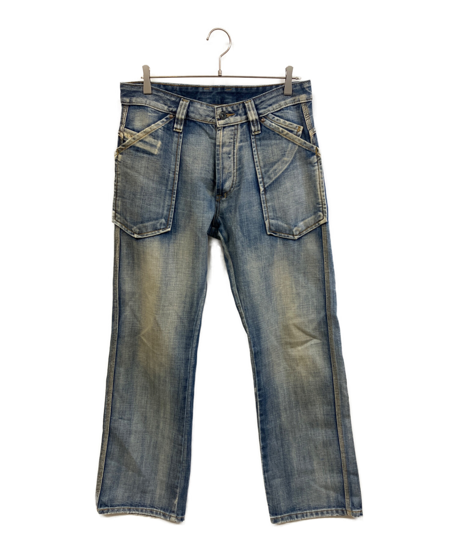 中古・古着通販】DIESEL (ディーゼル) デニムパンツ インディゴ サイズ 