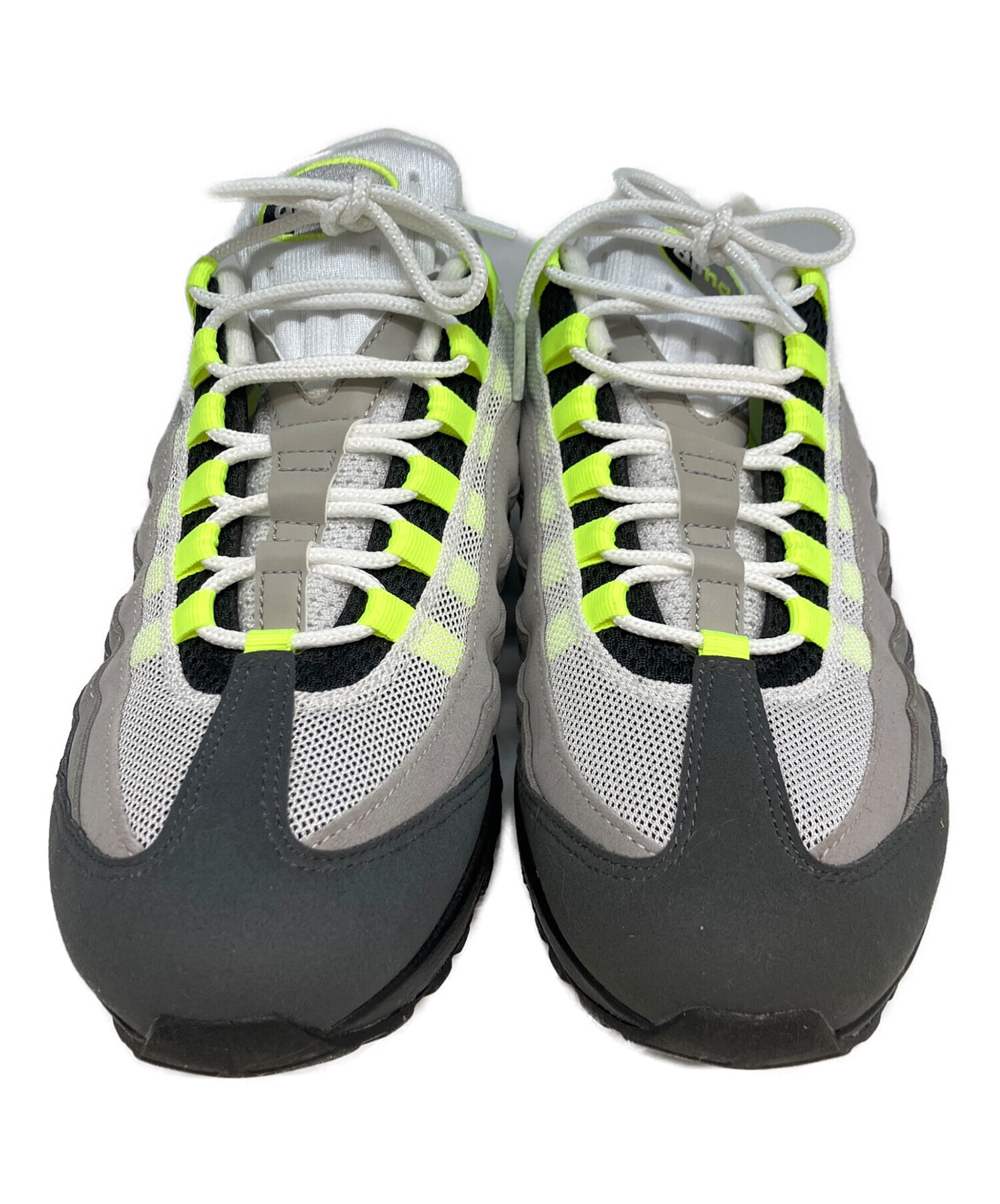 中古・古着通販】NIKE (ナイキ) ローカットスニーカー グレー×黄緑