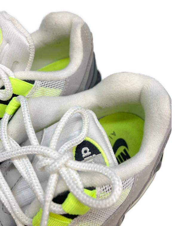 中古・古着通販】NIKE (ナイキ) ローカットスニーカー グレー×黄緑
