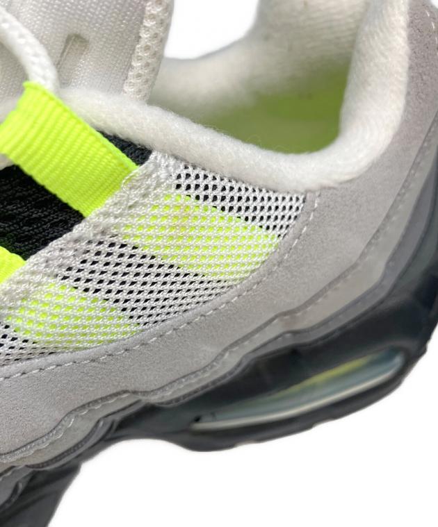 中古・古着通販】NIKE (ナイキ) ローカットスニーカー グレー×黄緑
