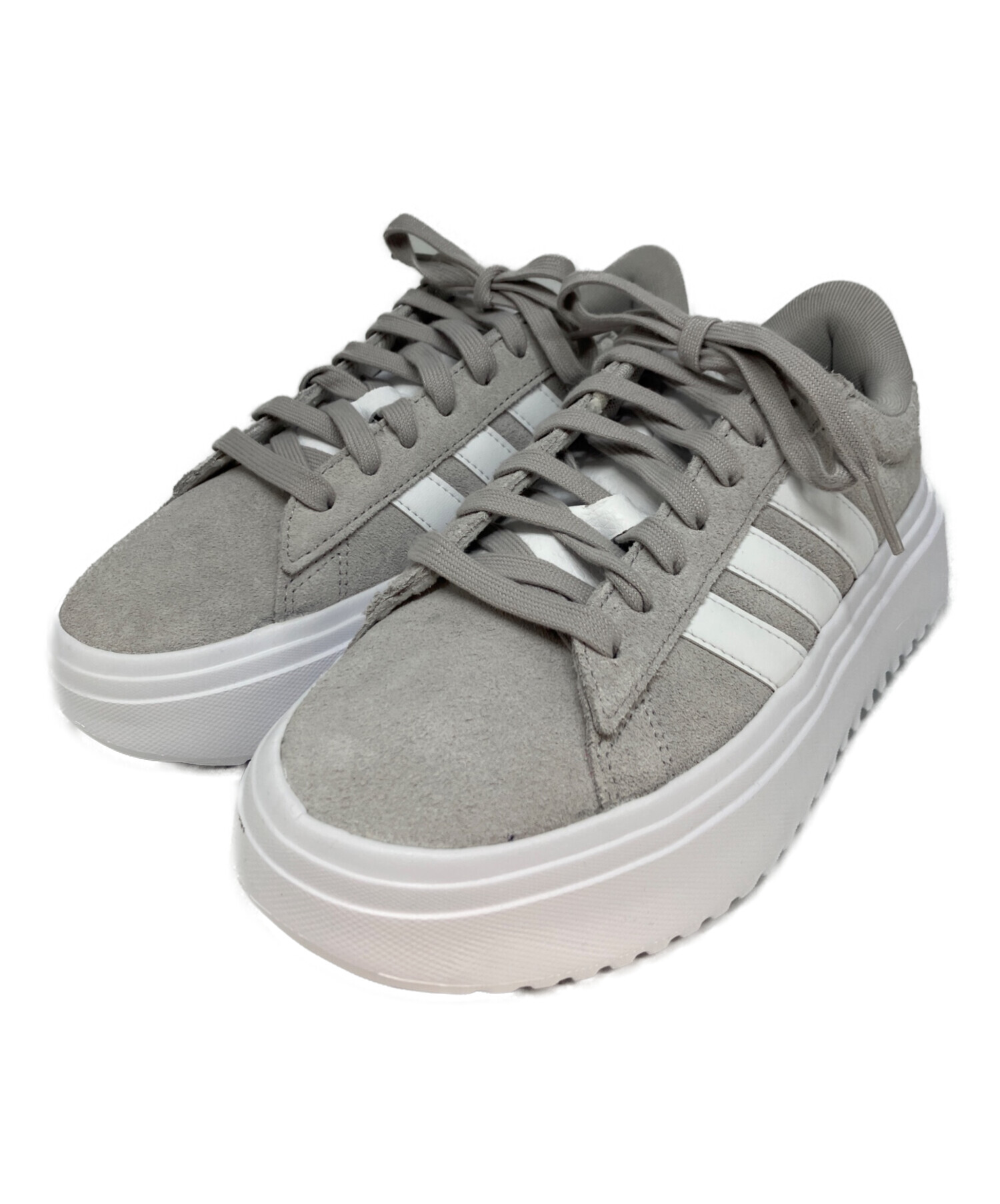 ぶーさん　グレー 中古・古着通販】adidas (アディダス) GRANDCOURT PF SUEDE グレー