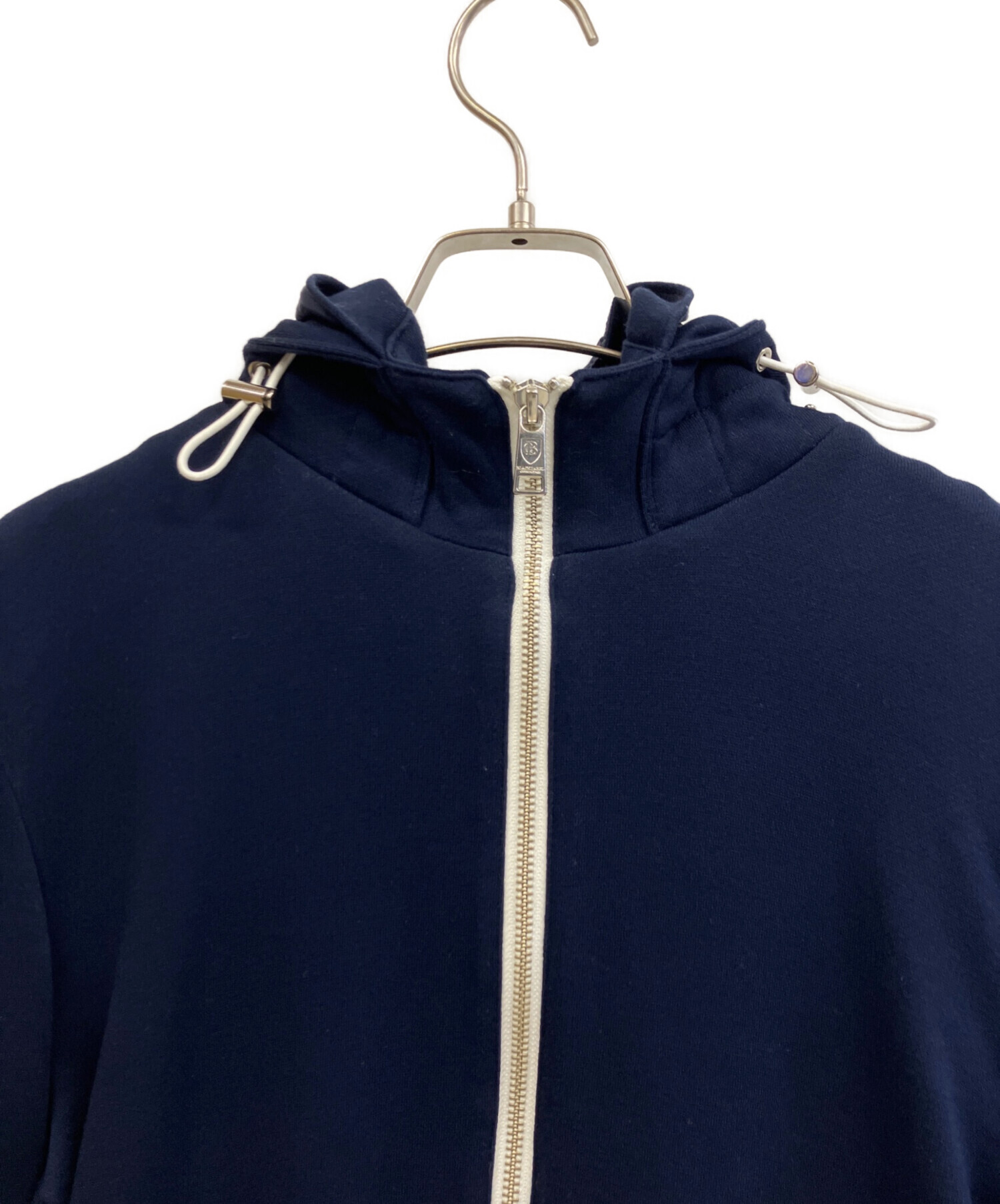 BLACK LABEL CRESTBRIDGE ジップパーカー L ネイビー 中古・古着通販】BLACK LABEL CRESTBRIDGE (ブラックレーベル クレスト