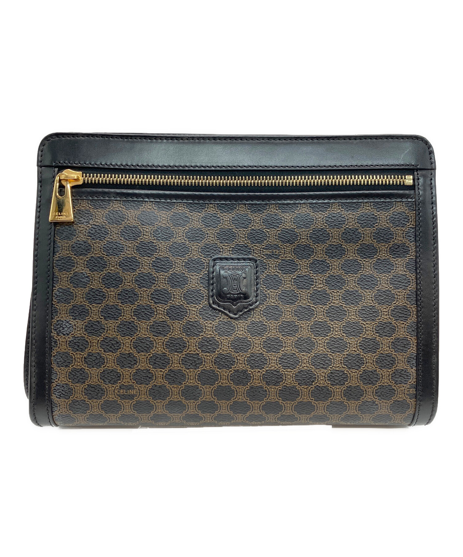 中古・古着通販】CELINE (セリーヌ) クラッチバッグ ブラック