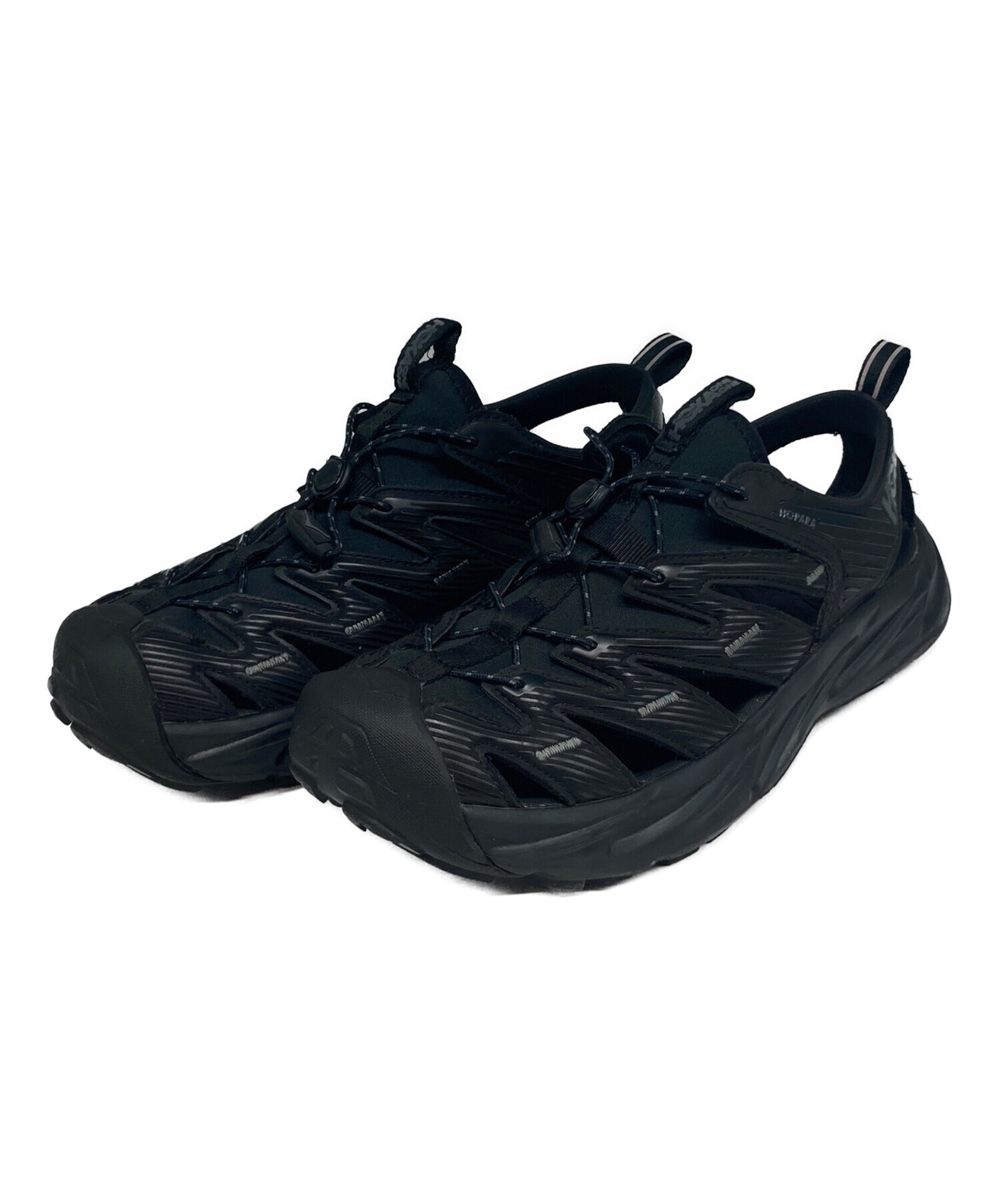 美中古品！HOKA！ホパラ！ブラック！サイズUS10（２８センチ） 中古・古着通販】HOKA (ホカ) サンダル Hopara（ホパラ） ブラック