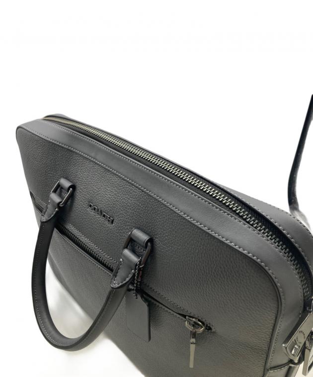 中古・古着通販】COACH (コーチ) ビジネスバッグ グレー｜ブランド
