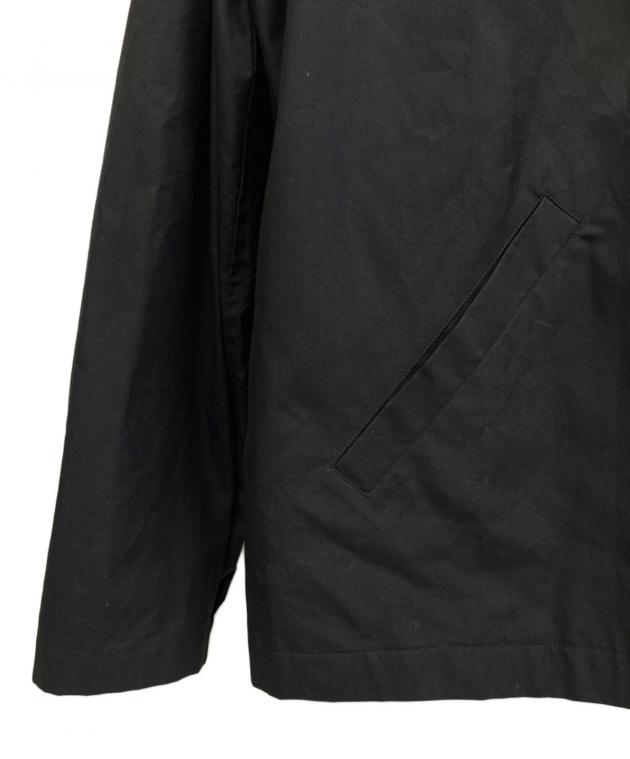 JIL SANDER + ジルサンダープラス コーチジャケット ブラック 46 中古・古着通販】JIL SANDER (ジルサンダー) 長袖バックロゴコーチ