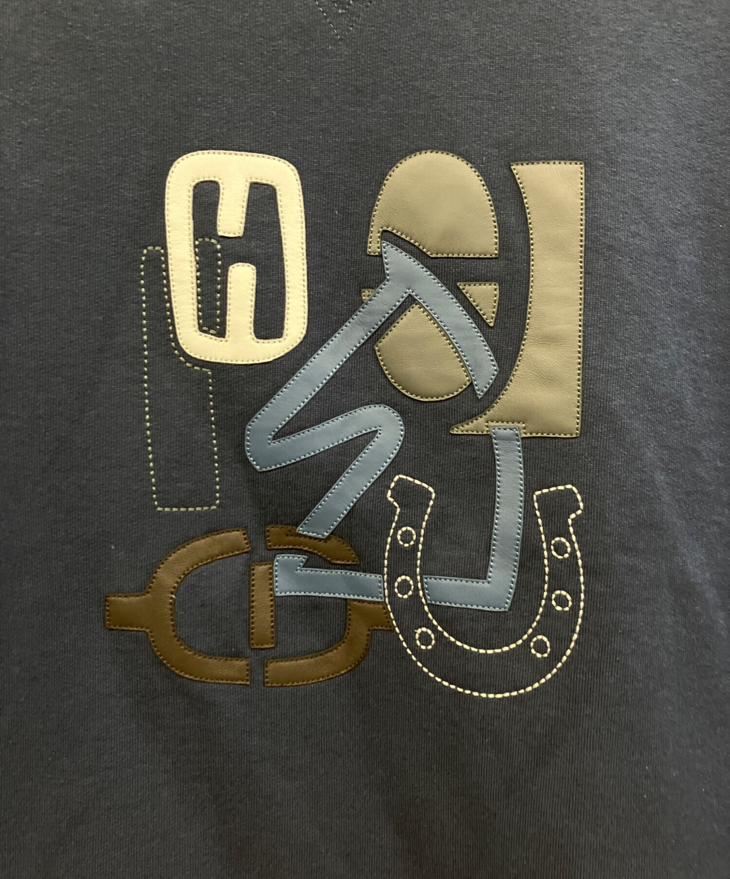 中古・古着通販】HERMES (エルメス) Hパズルスウェット ネイビー
