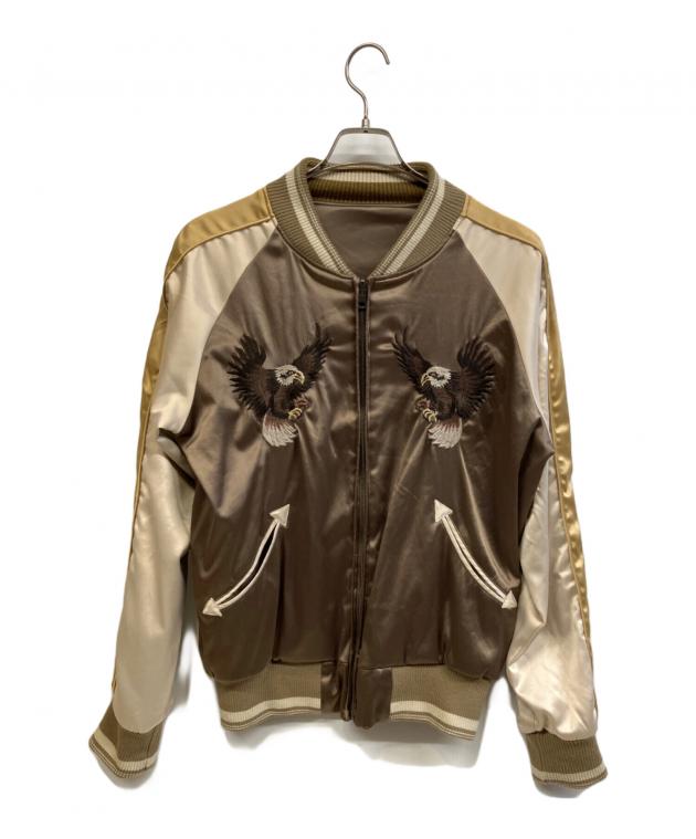 goa スカジャン リバーシブル 中古・古着通販】goa (ゴア) リバーシブルスカジャン ベージュ サイズ