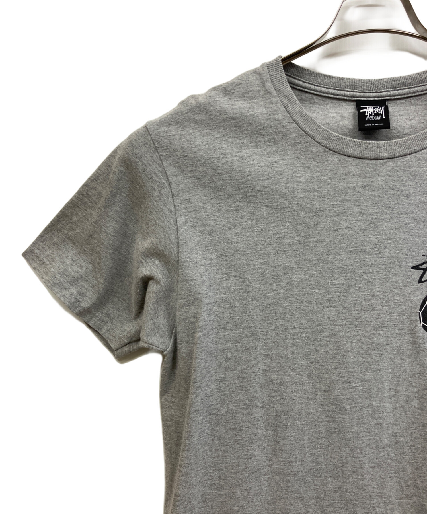 中古・古着通販】stussy (ステューシー) 半袖カットソー グレー サイズ
