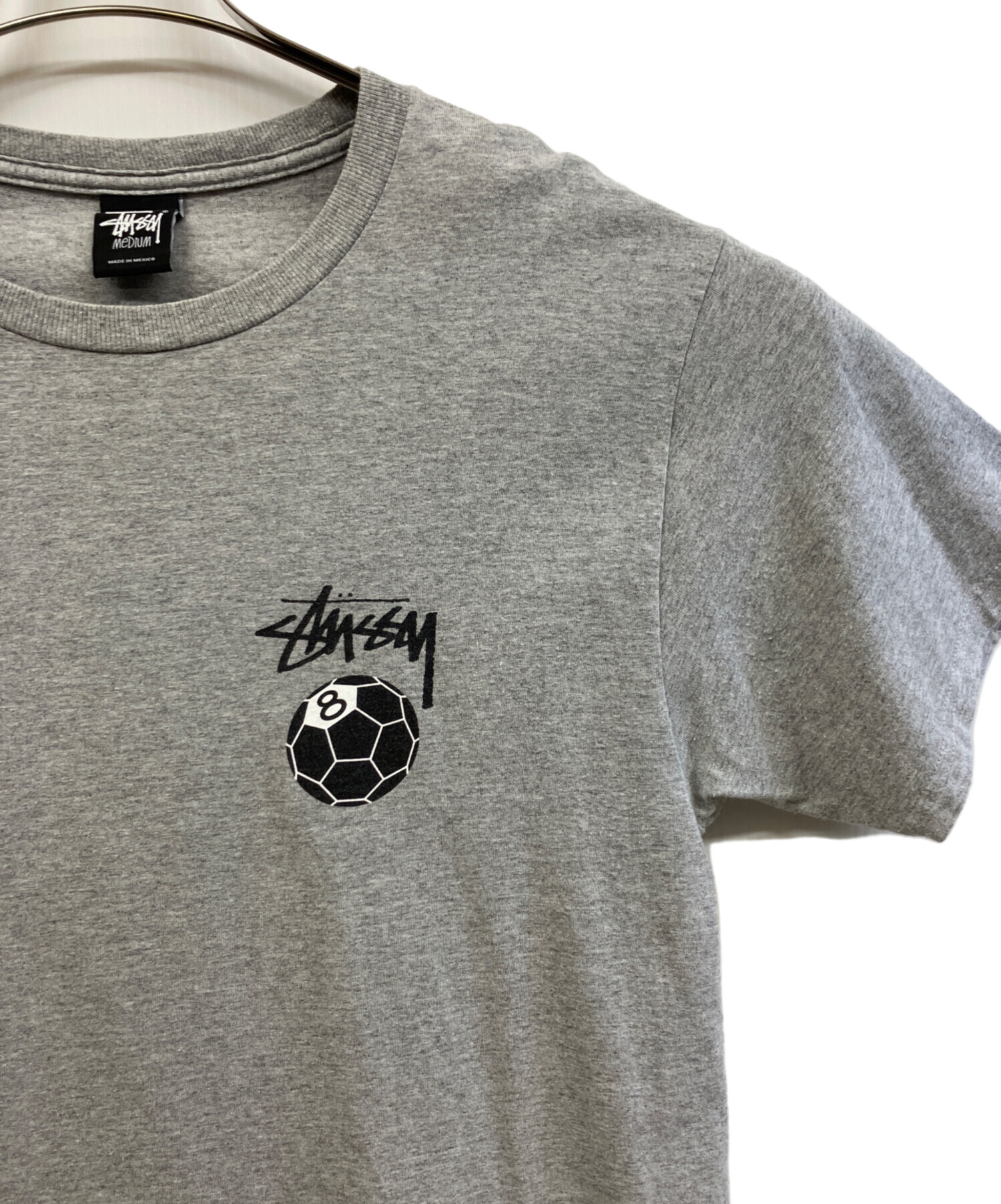 中古・古着通販】stussy (ステューシー) 半袖カットソー グレー サイズ