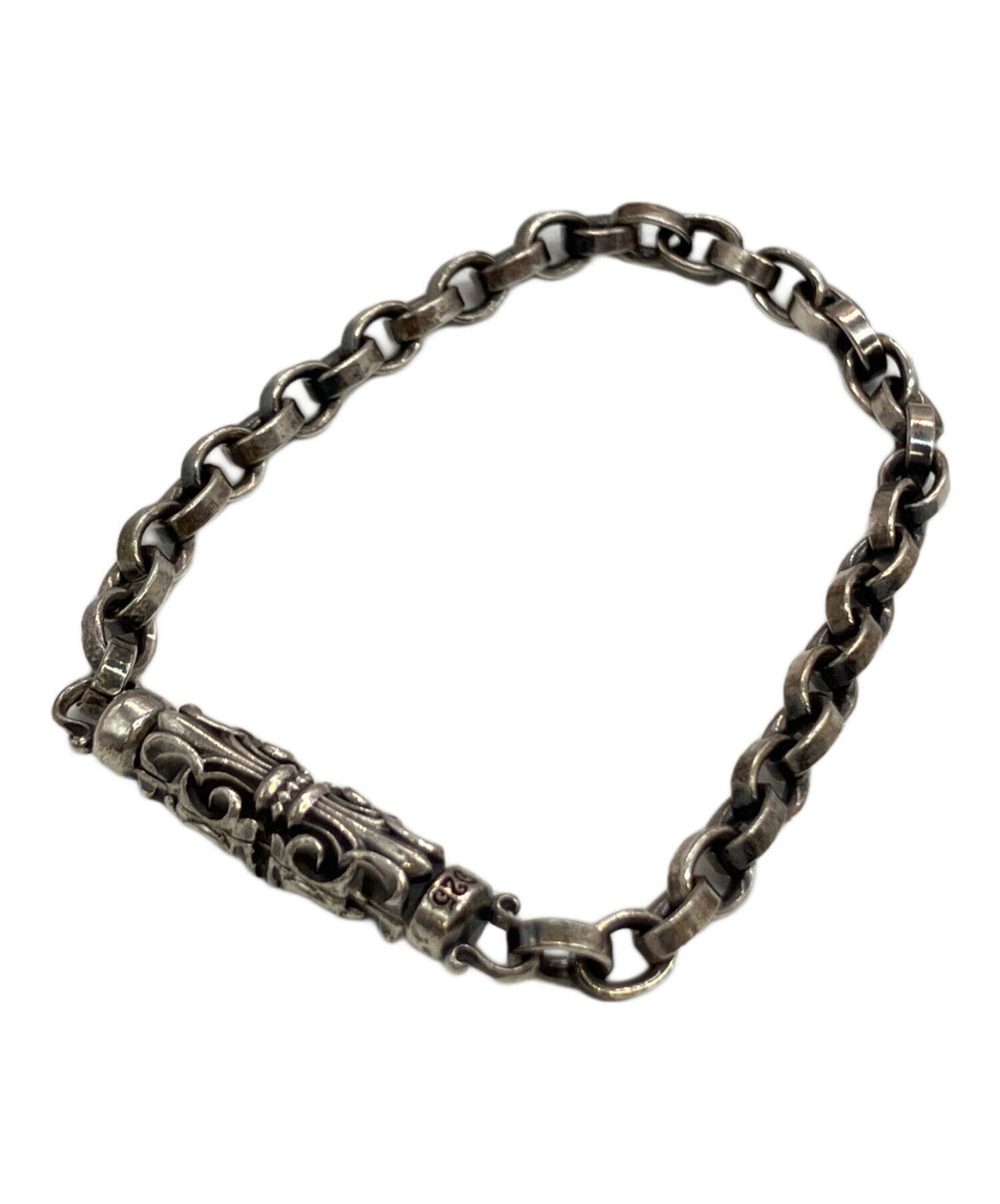 DEAL DESIGN スカル ローズ シルバー ブレスレット DEAL DESIGN スカル ローズ シルバー ブレスレット DEAL DESIGN - DEAL