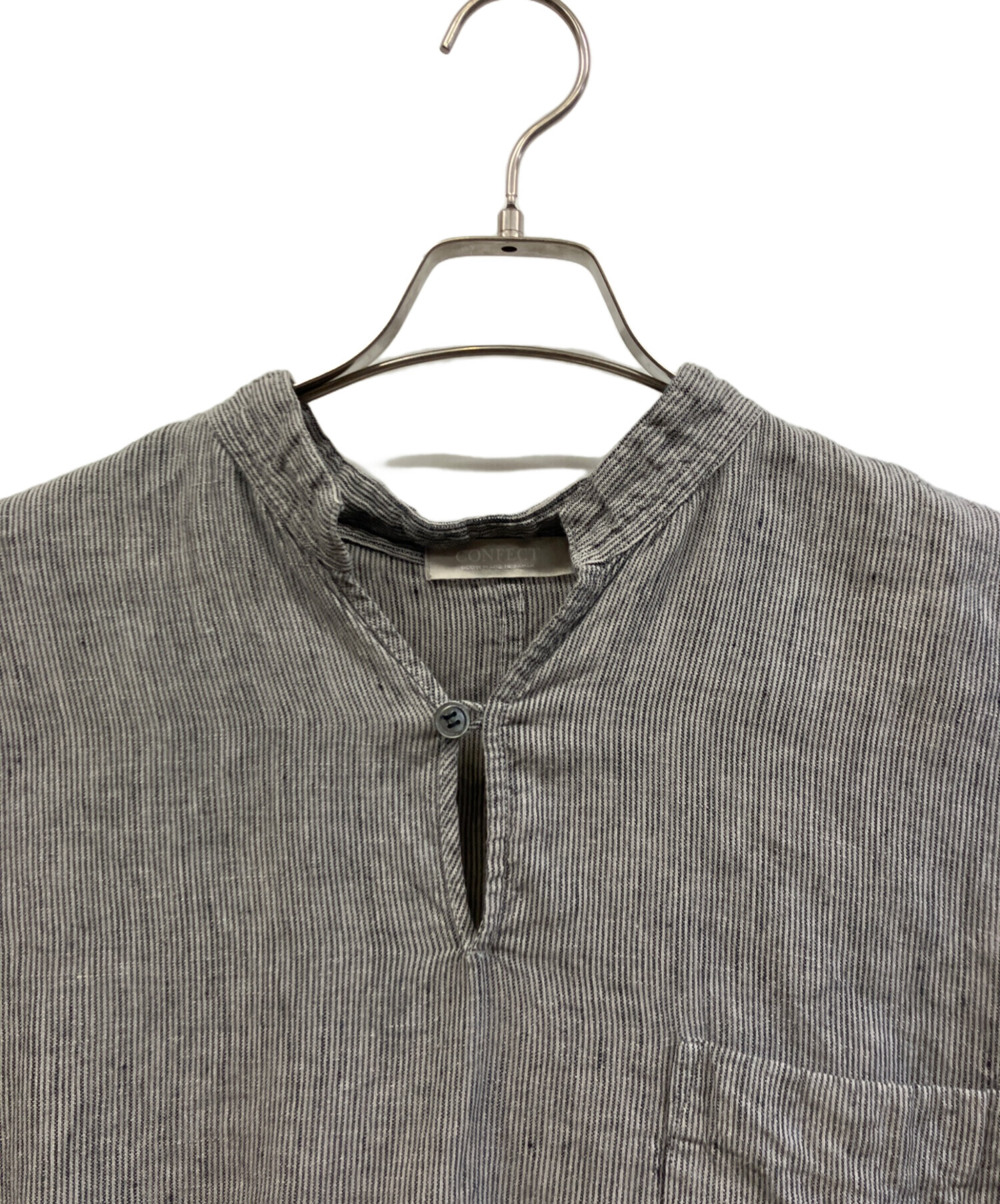 中古・古着通販】confect (コンフェクト) 半袖スキッパーシャツ