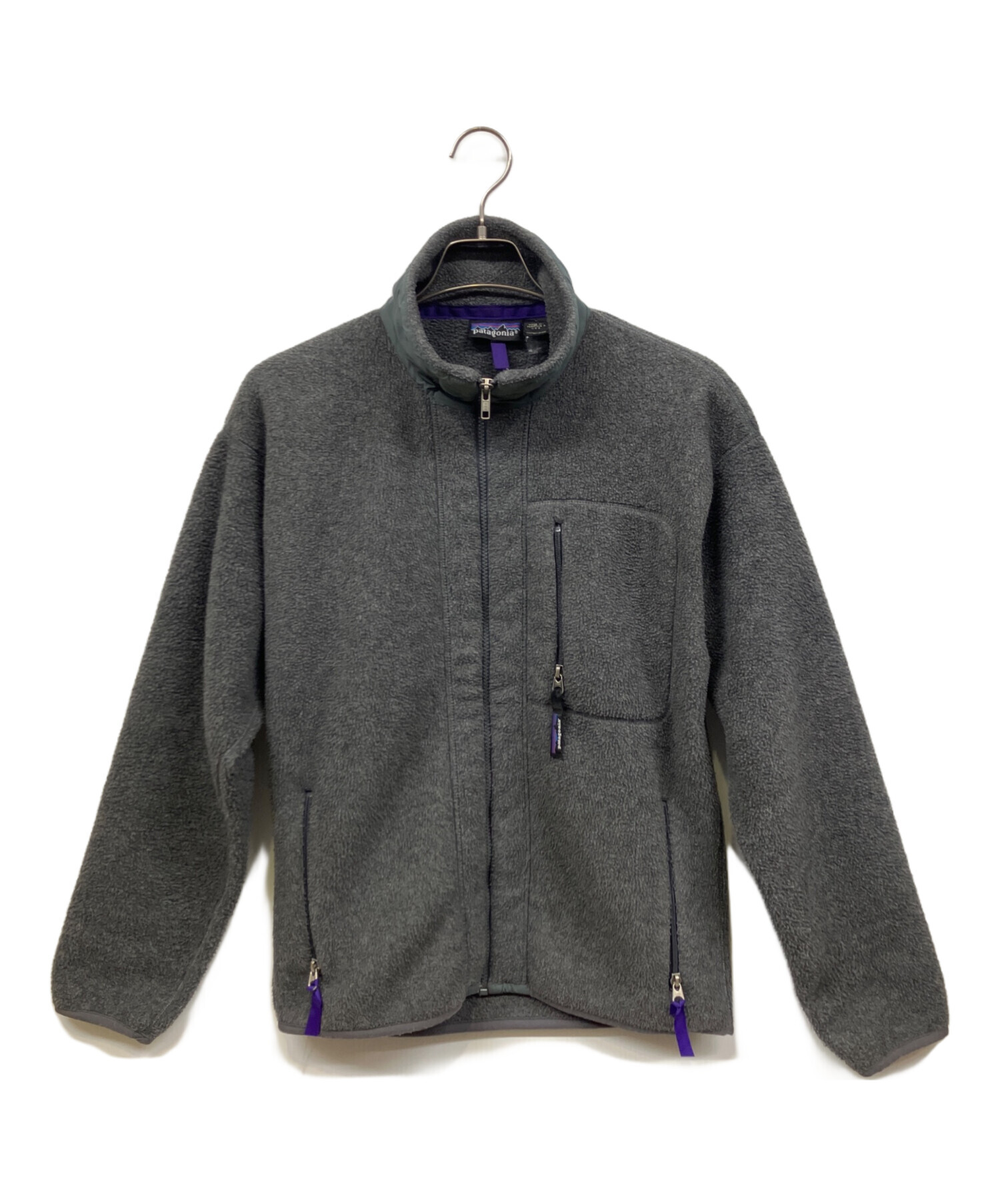 【極美品】パタゴニア フリース ダークグレー 2000年製 Mサイズ 中古・古着通販】Patagonia (パタゴニア) フリースジャケット グレー