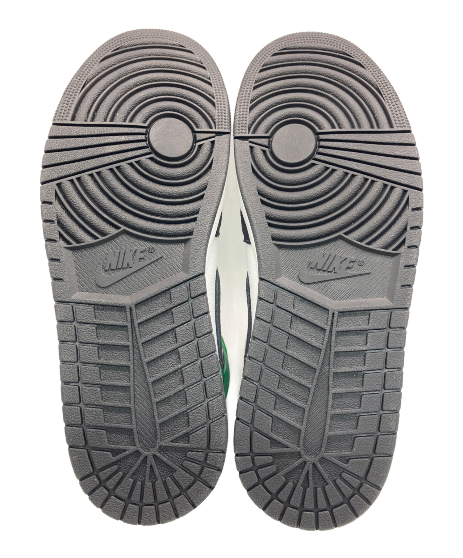 最終値下げNike ハイカットスニーカー ホワイト/ブラック/グリーン　20cm 中古・古着通販】NIKE (ナイキ) ハイカットスニーカー サミット