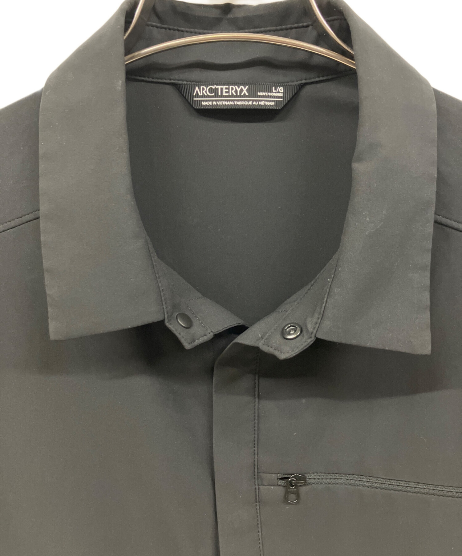 中古・古着通販】ARC'TERYX (アークテリクス) 半袖シャツ ブラック