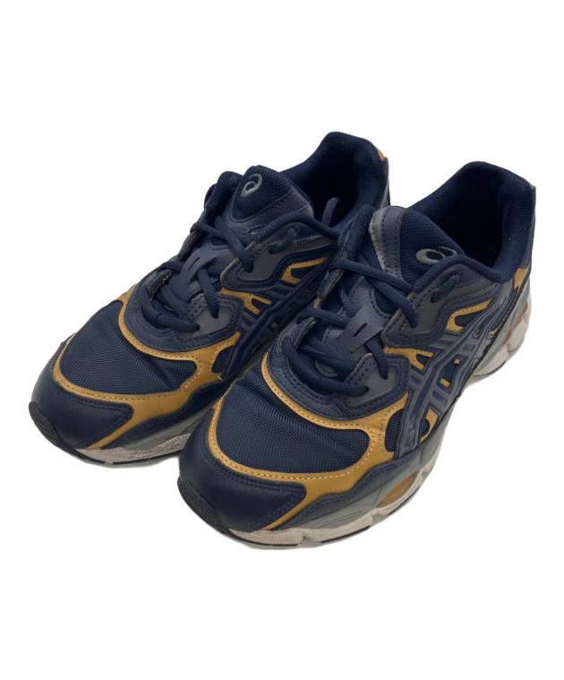 asics アシックス スニーカー 26cm 紺 【古着】【中古】 中古・古着通販】asics (アシックス) スニーカー ネイビー サイズ:26.5