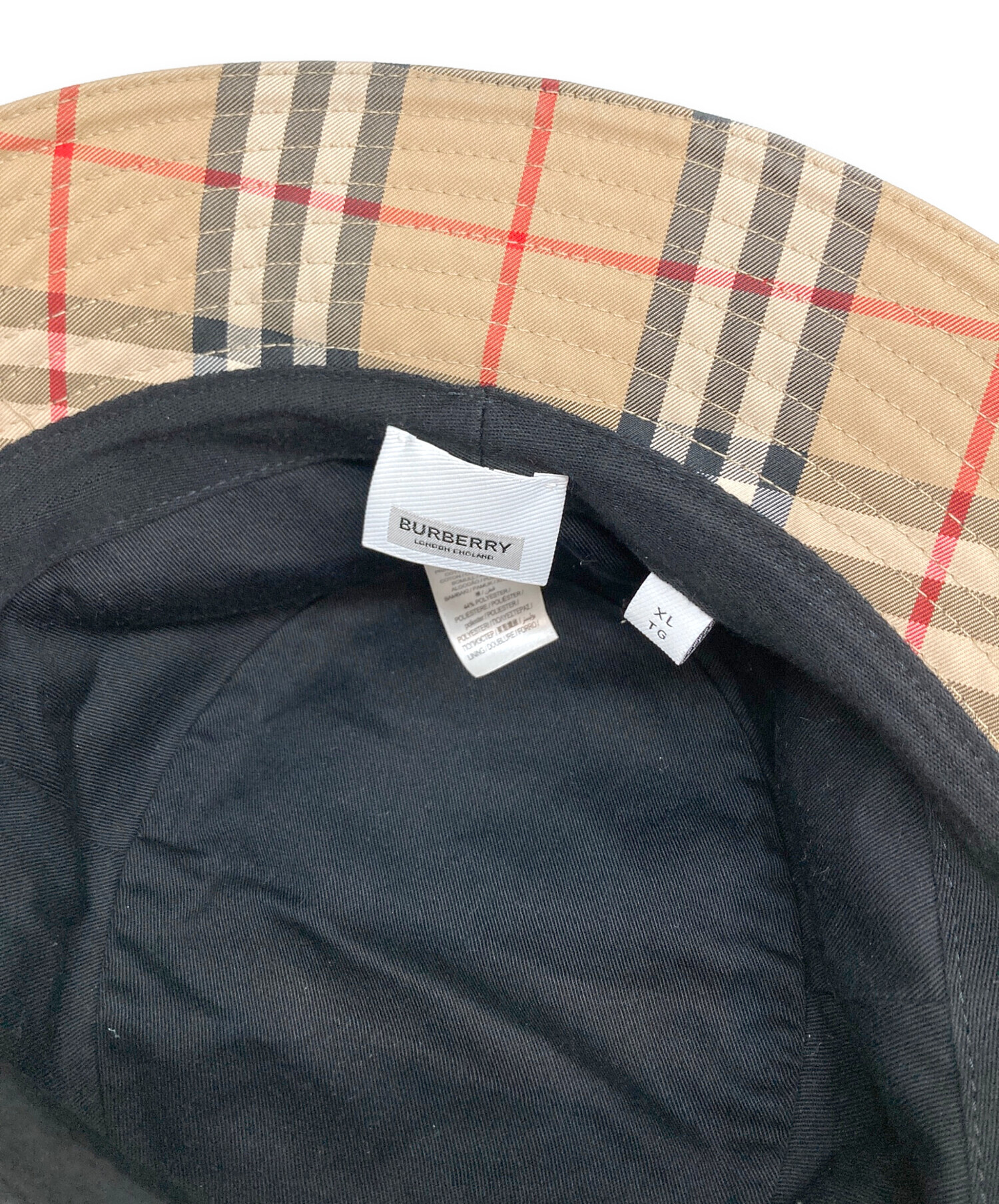 中古・古着通販】BURBERRY (バーバリー) バケットハット ブラウン