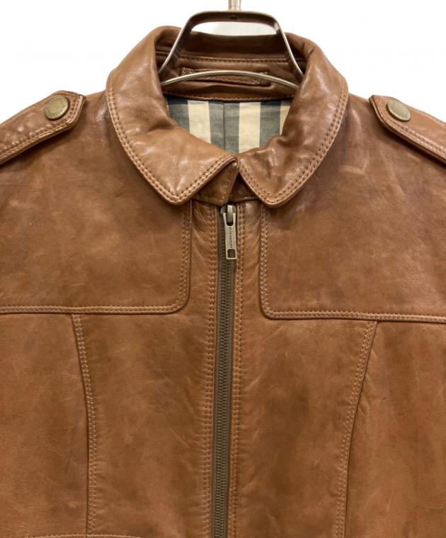 中古・古着通販】BURBERRY LONDON (バーバリーロンドン) ラムレザー