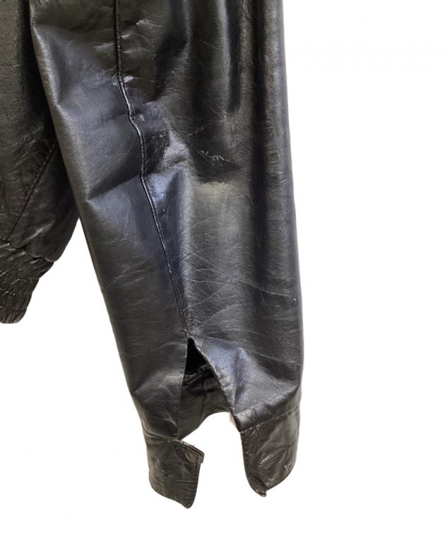 中古・古着通販】Sears (シアーズ) レザージャケット ブラック サイズ