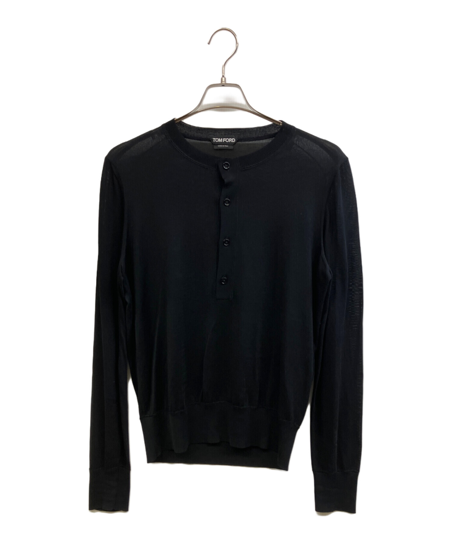 トムフォード　シルク半袖セーター46 中古・古着通販】TOM FORD (トムフォード) シルク混ヘンリーTシャツ