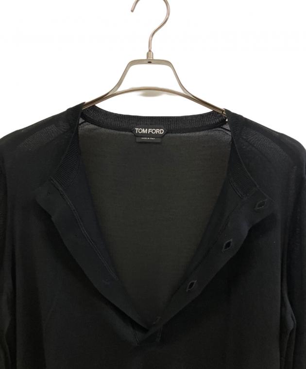 トムフォード　シルク半袖セーター46 中古・古着通販】TOM FORD (トムフォード) シルク混ヘンリーTシャツ