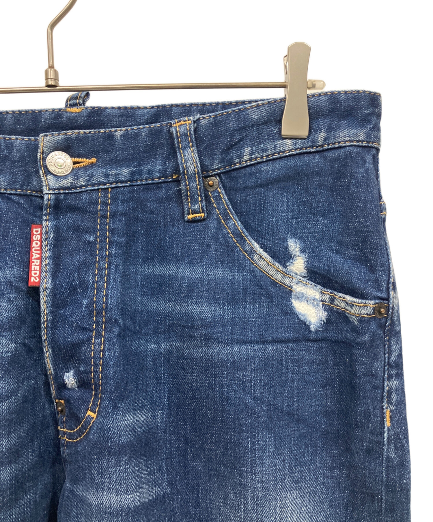 中古・古着通販】DSQUARED2 (ディースクエアード) ダメージ加工デニム