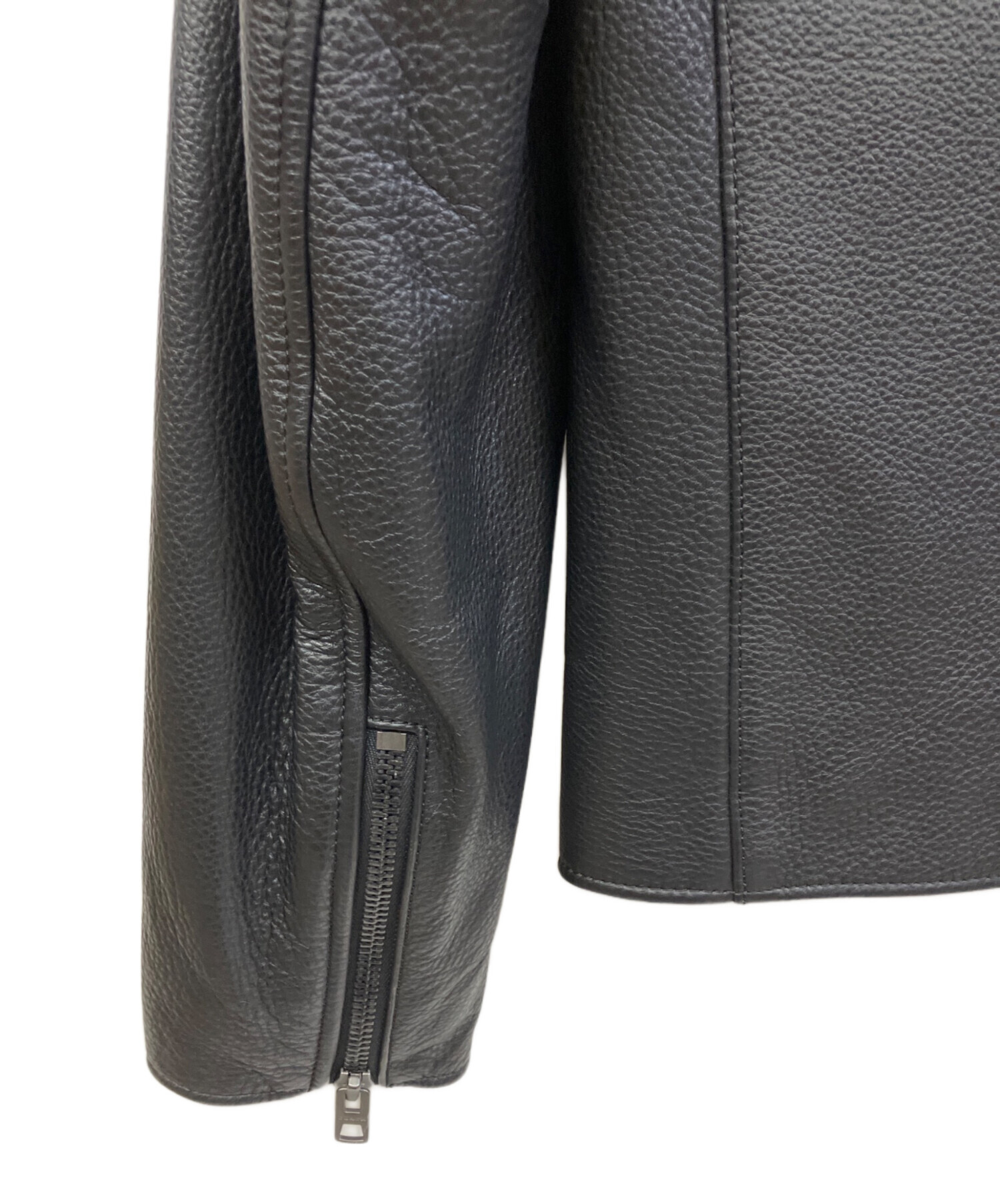 中古・古着通販】COACH (コーチ) レザージャケット ブラック サイズ:M