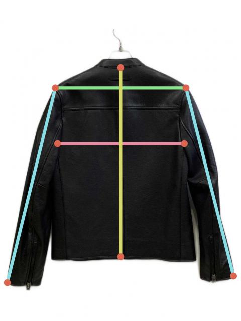 中古・古着通販】COACH (コーチ) レザージャケット ブラック サイズ:M