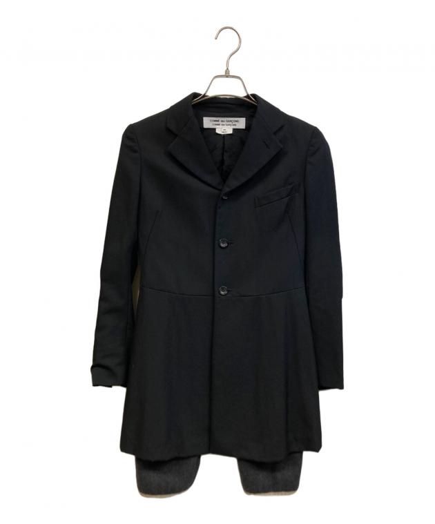 COMME des GARÇONS ブラック チェスターコート 中古・古着通販】COMME des GARCONS (コムデギャルソン) チェスター