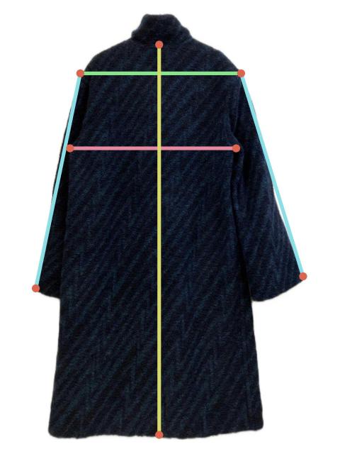 【専用】ミッソーニ ロングコート 中古・古着通販】missoni (ミッソーニ) ロングコート ネイビー サイズ