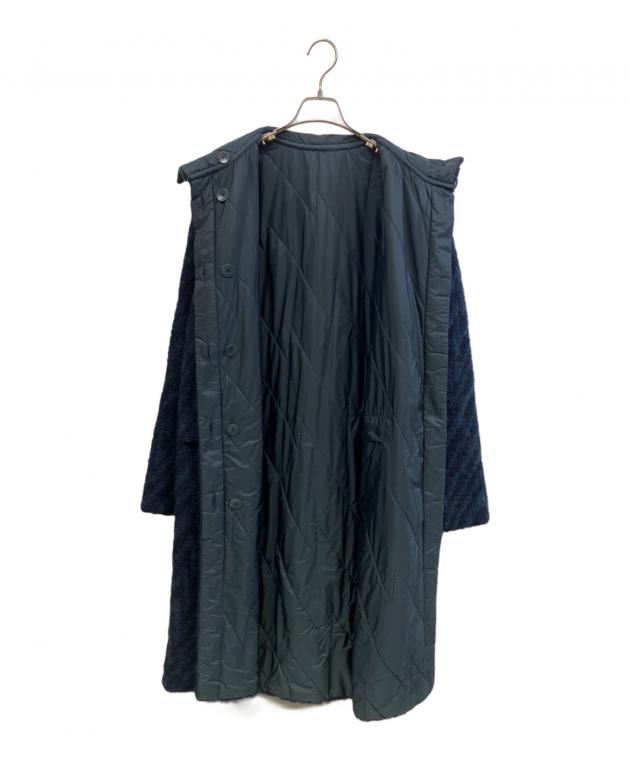 中古・古着通販】missoni (ミッソーニ) ロングコート ネイビー サイズ