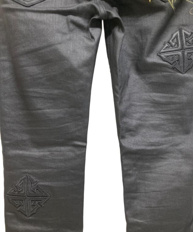 中古・古着通販】GUAPI (グアピ) デニムパンツ ブラック サイズ:32