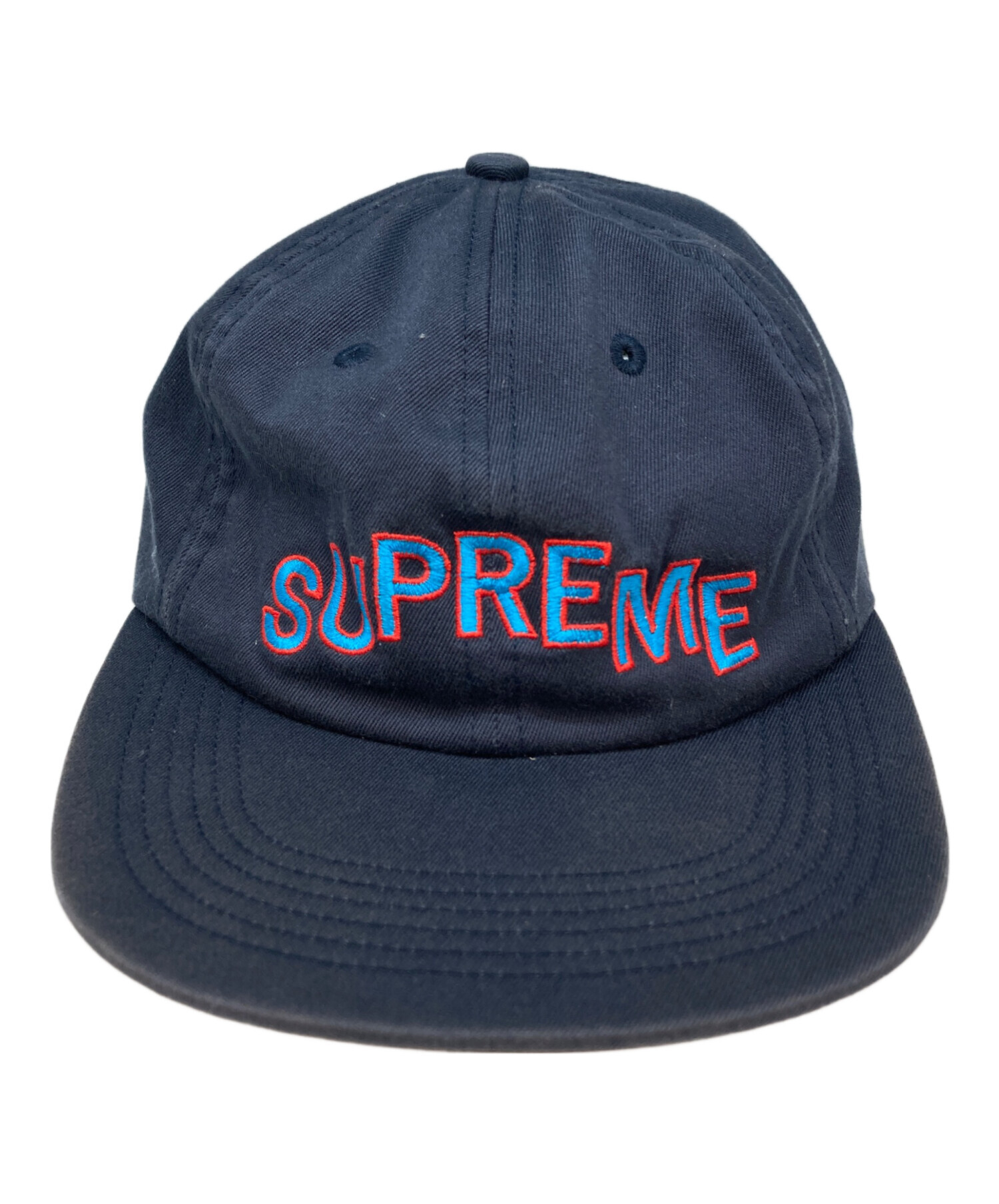 中古・古着通販】SUPREME (シュプリーム) キャップ ネイビー｜ブランド