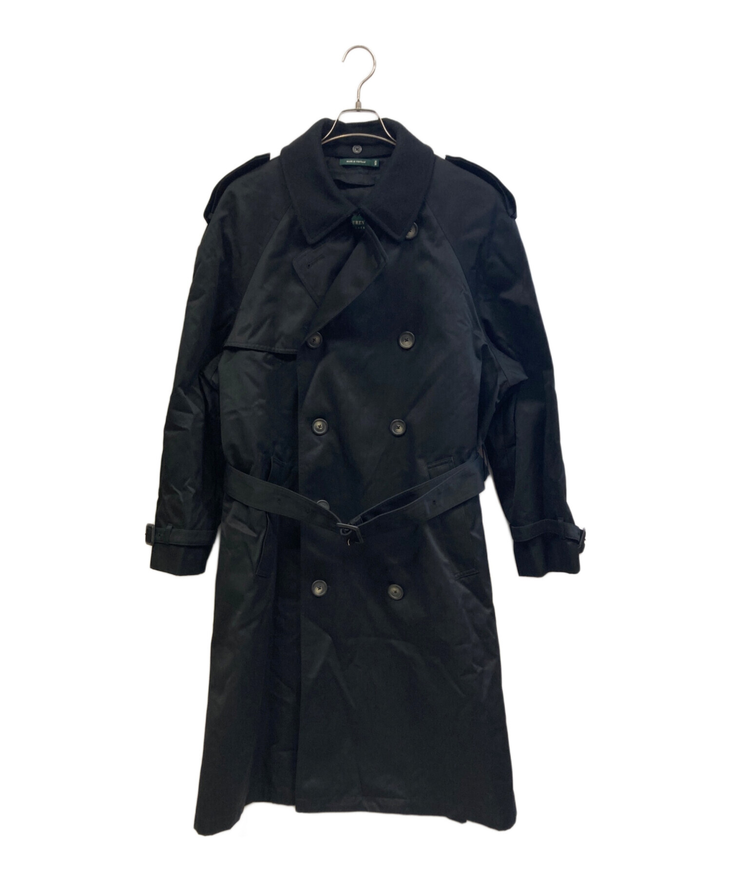ラルフローレン　トレンチコート　ブラック　インナー付き 中古・古着通販】LAUREN RALPH LAUREN (ローレン ラルフ ローレン