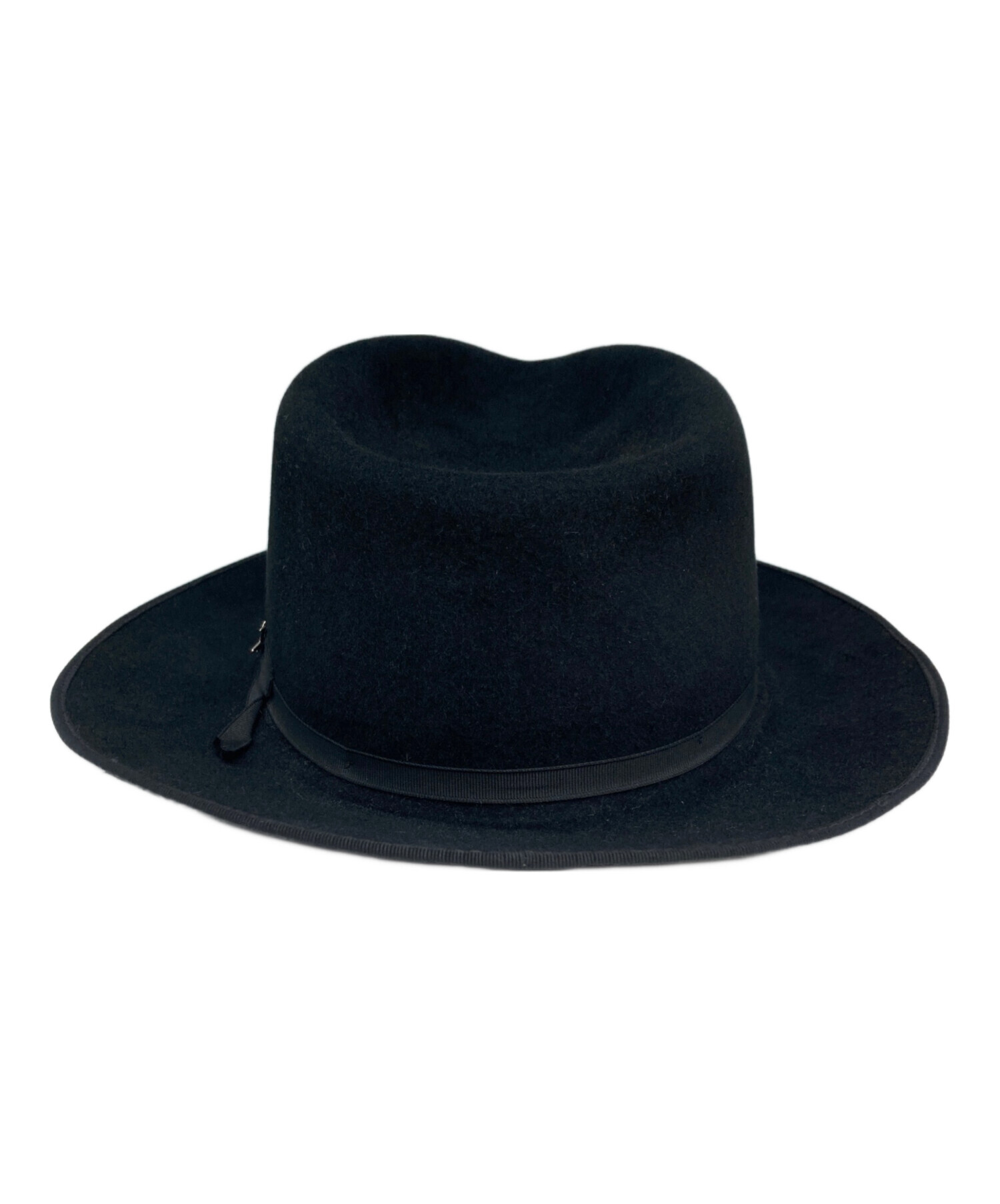 ステットソン　ハット　珍品　ヴィンテージ　50s ブラック　古着　メンズ 中古・古着通販】STETSON (ステットソン) ハット ブラック｜ブランド