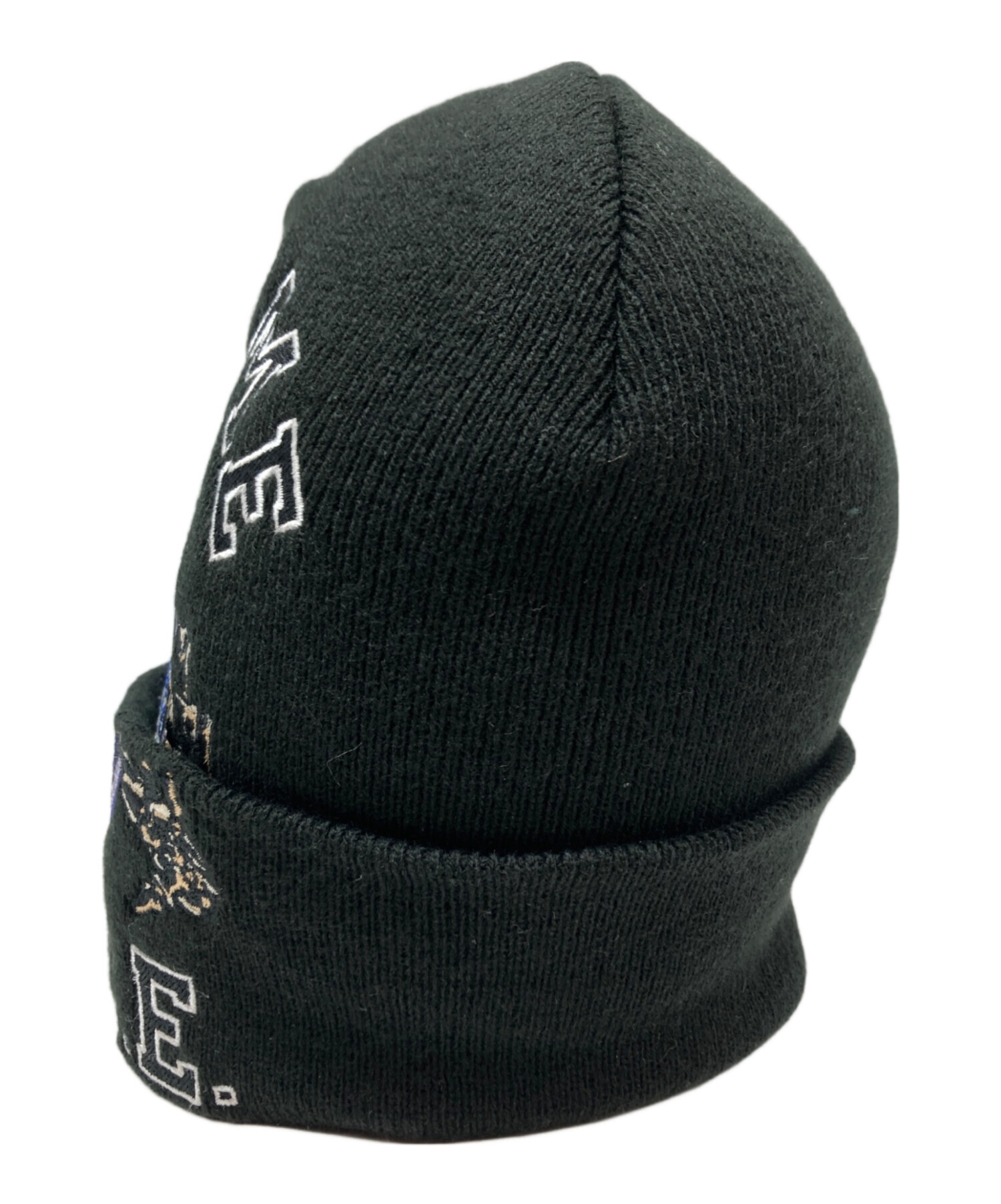 風*様 未使用20年前程購入supremeシュプリームニット帽 中古・古着通販】SUPREME (シュプリーム) ニット帽 ブラック｜ブランド