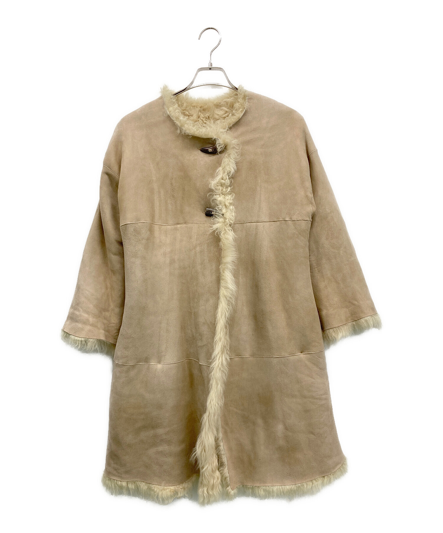 中古・古着通販】Unknown (アンノーン) ムートンコート キャメル