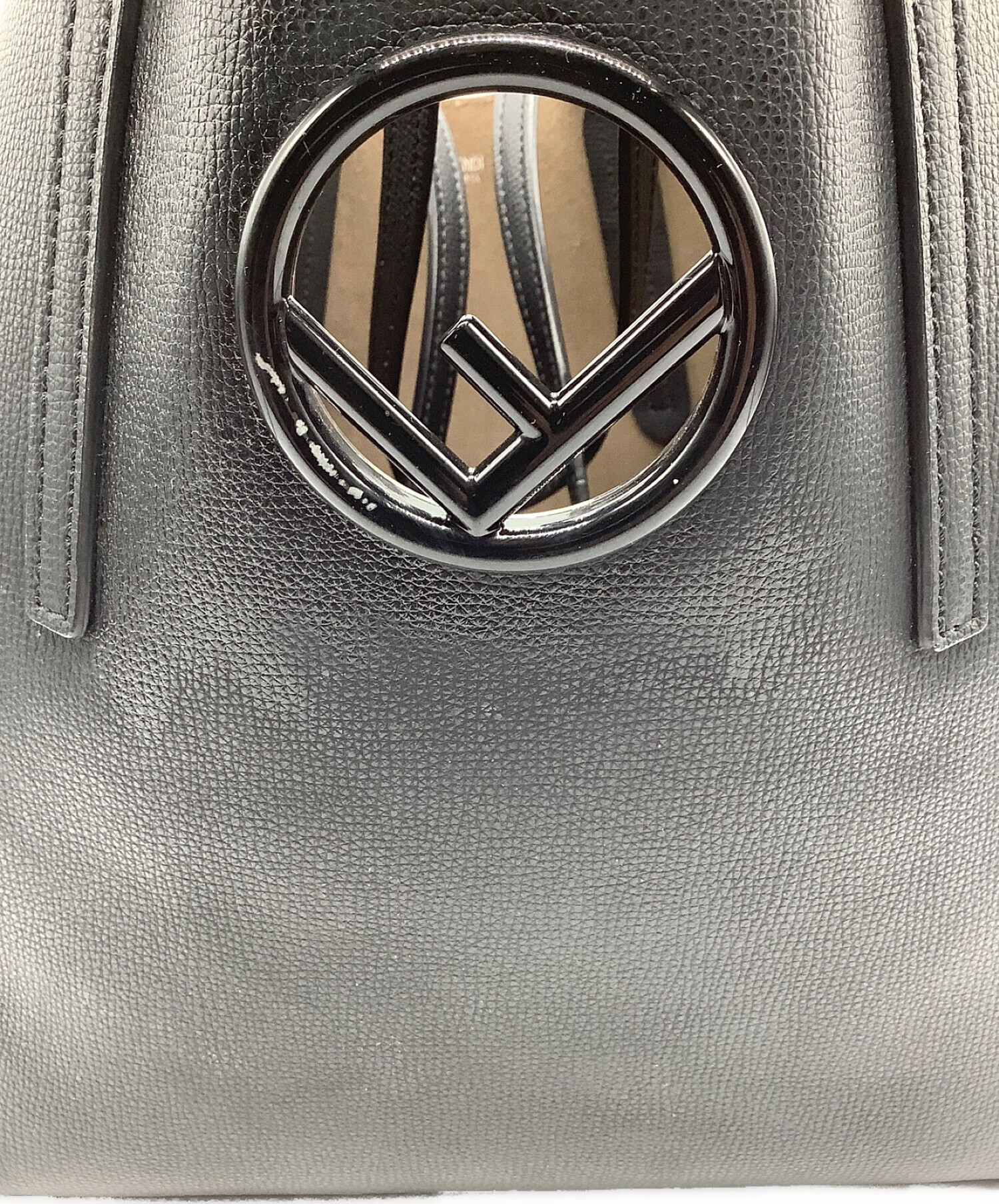 中古・古着通販】FENDI (フェンディ) エフイズトートバッグ ブラック