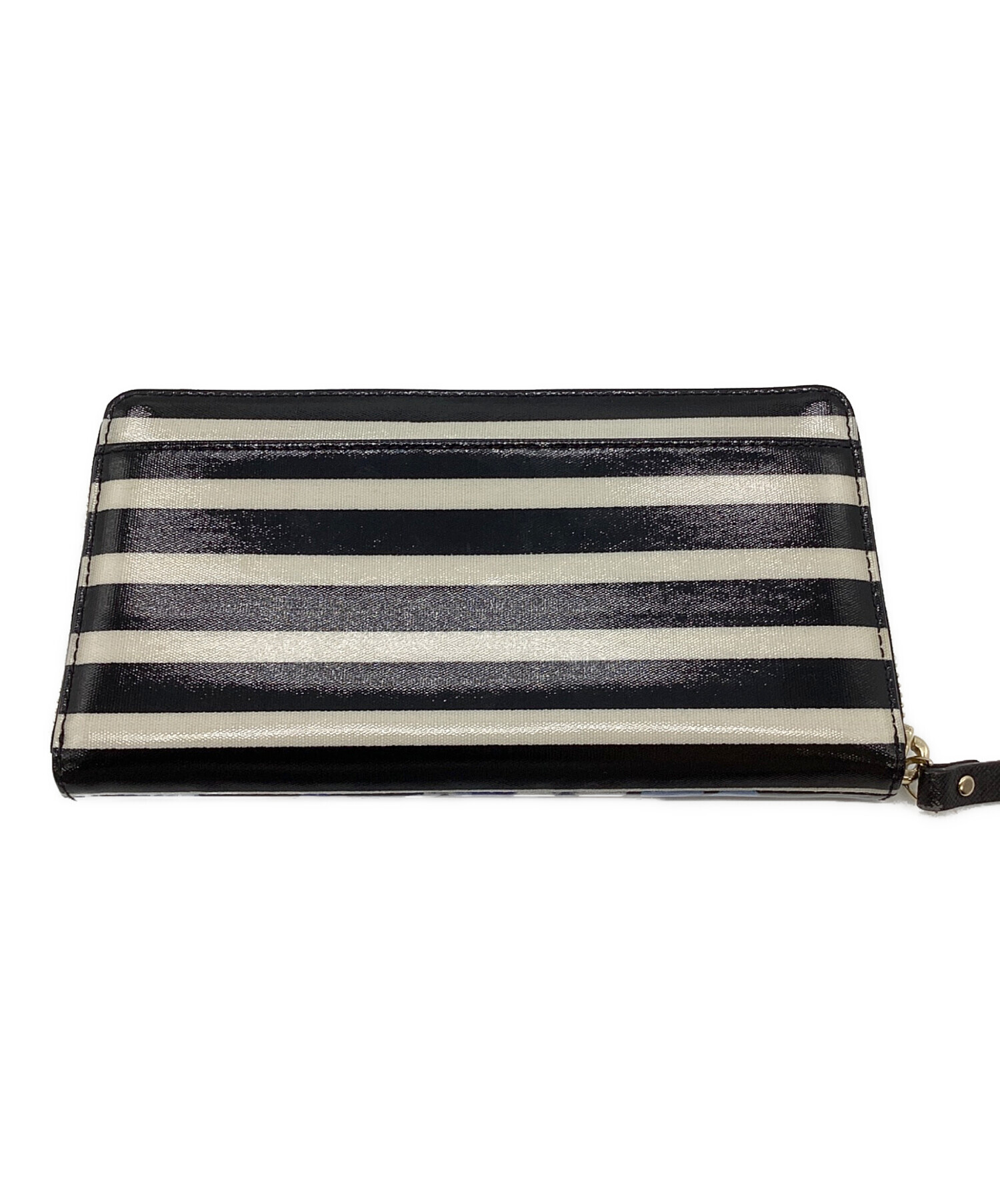 中古・古着通販】Kate Spade (ケイトスペード) 長財布 ブルー×ブラック 