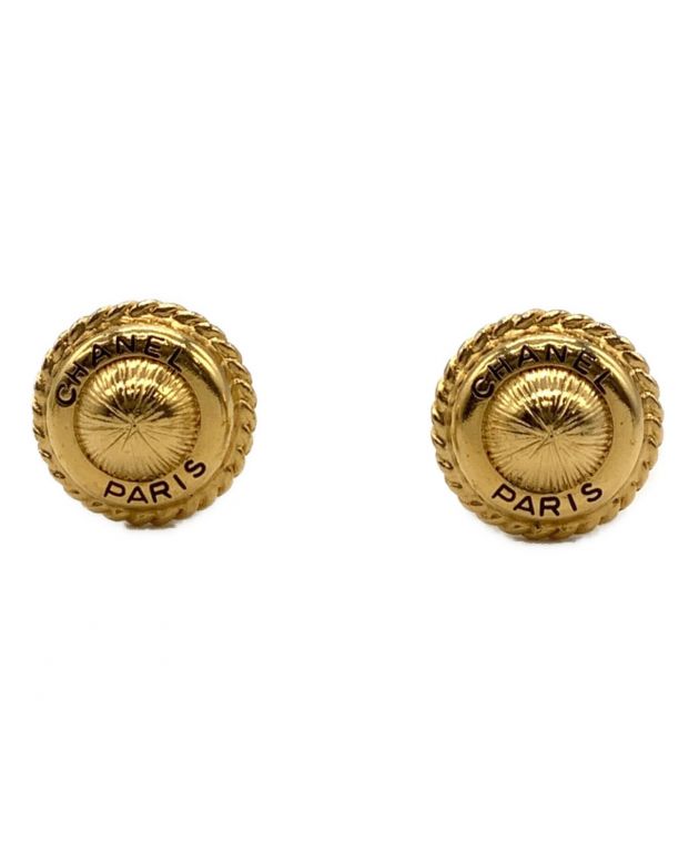 「1円スタート」シャネル イヤリング ココマーク ヴィンテージ ゴールドカラー  CHANEL シャネル イヤリング ココマーク ゴールド 両耳 ヴィンテージ