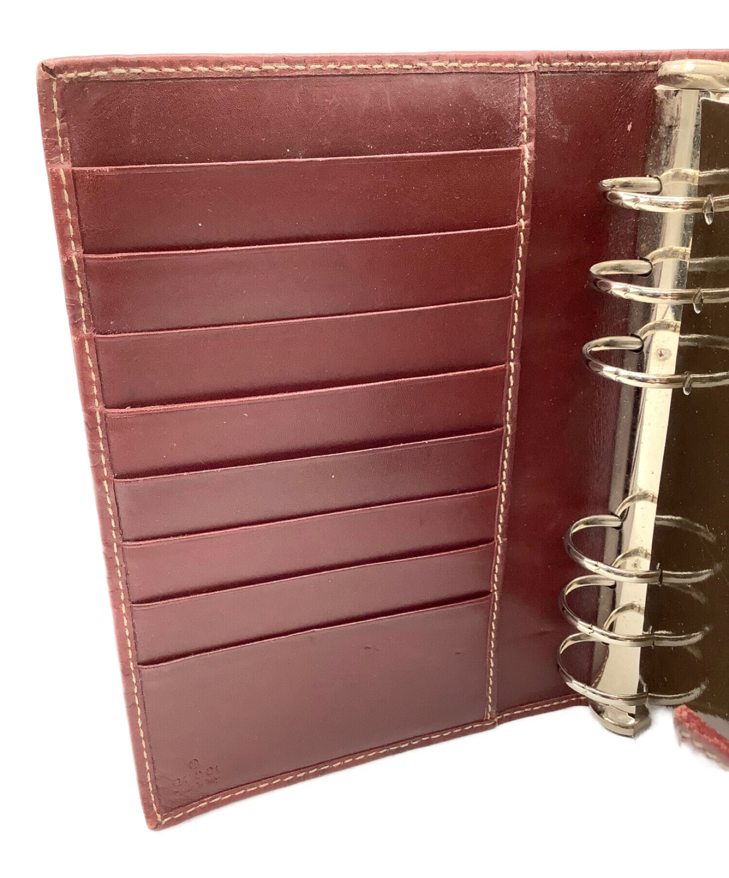 中古・古着通販】GUCCI (グッチ) 手帳カバー レッド｜ブランド・古着