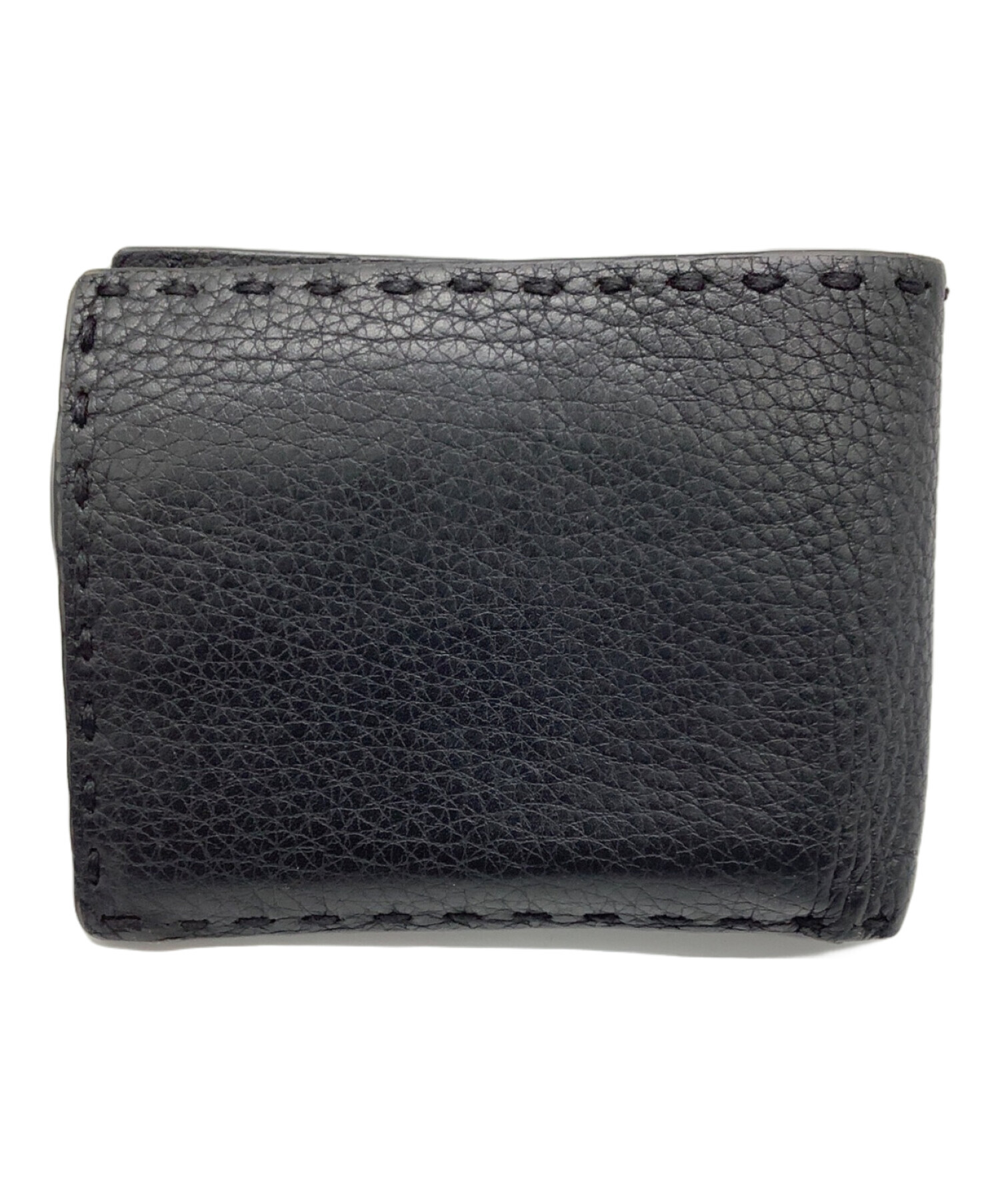 中古・古着通販】FENDI (フェンディ) 2つ折り財布 ブラック｜ブランド