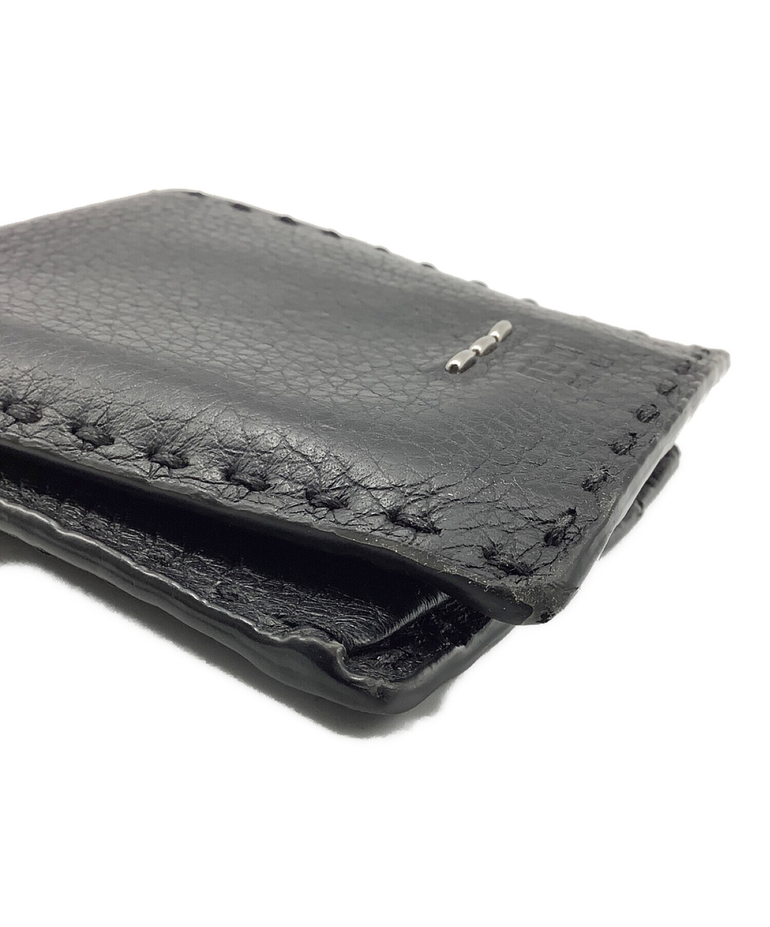 中古・古着通販】FENDI (フェンディ) 2つ折り財布 ブラック｜ブランド