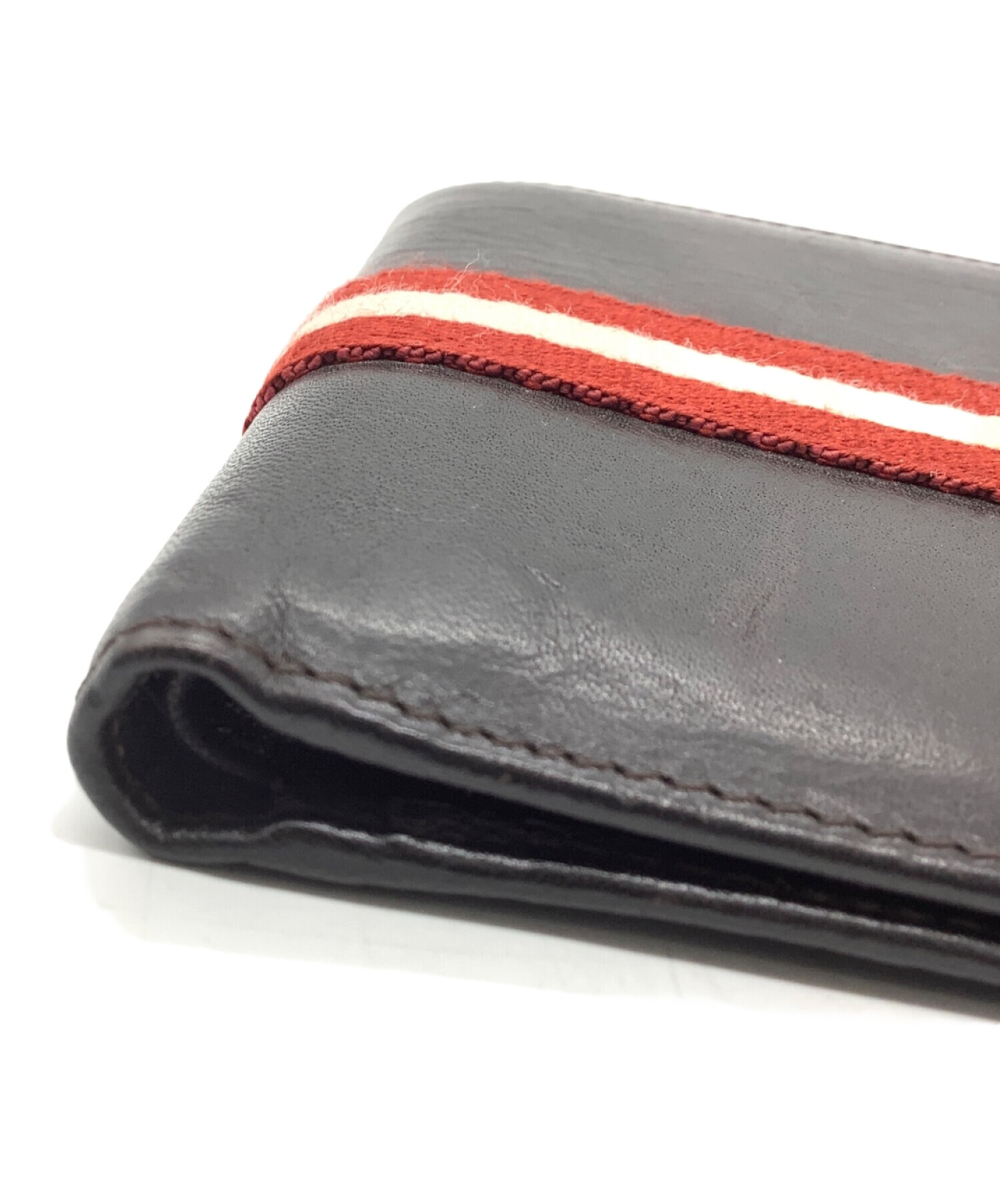 バリー 二つ折り財布 ブラック系 イタリア製 Bally【美品】 バリー 二つ折り財布 ブラック[品番：AXEB0035417]｜AXES（アクセス