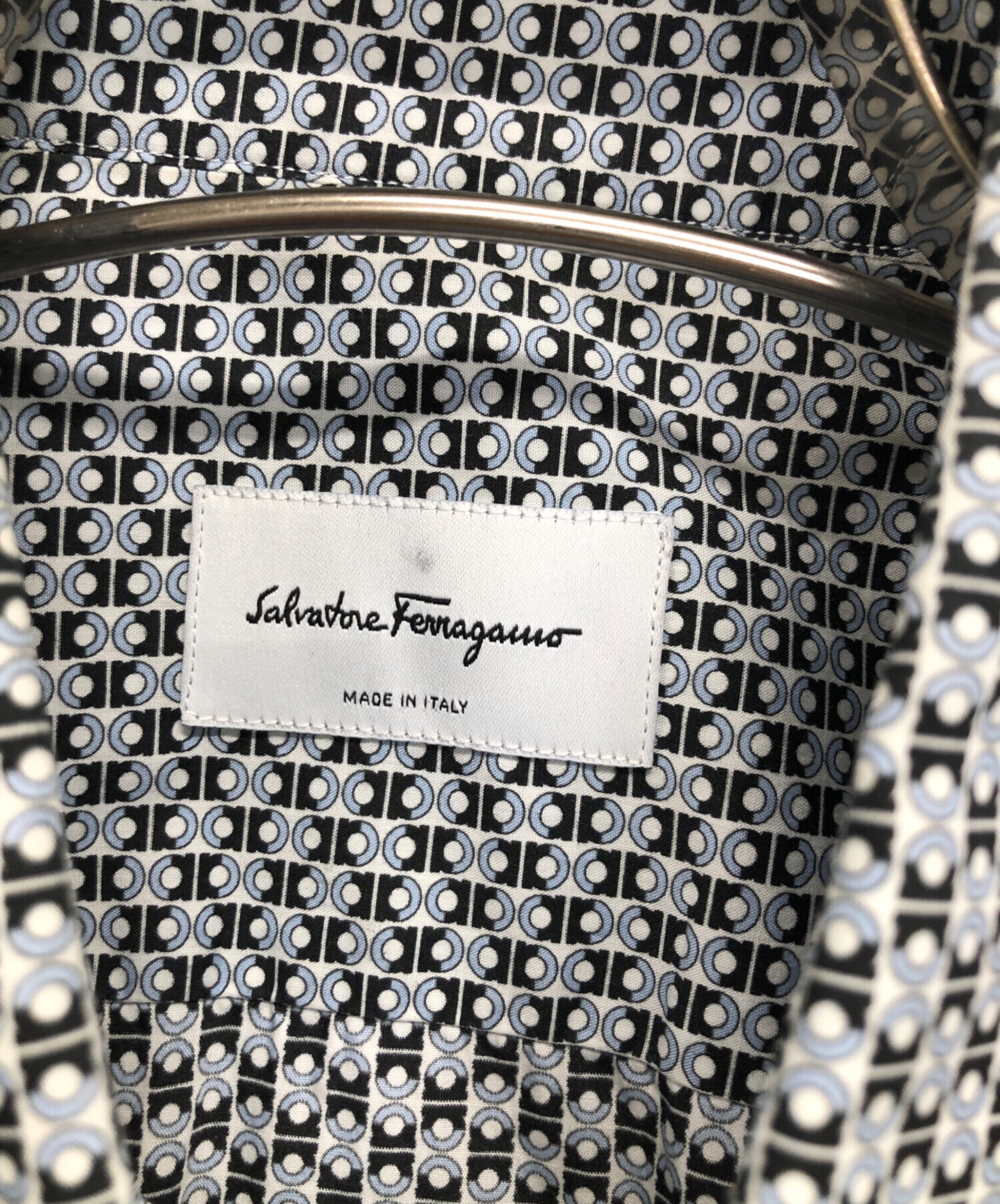 Ferragamo 総柄 / ガンチーニシャツ Salvatore Ferragamo 