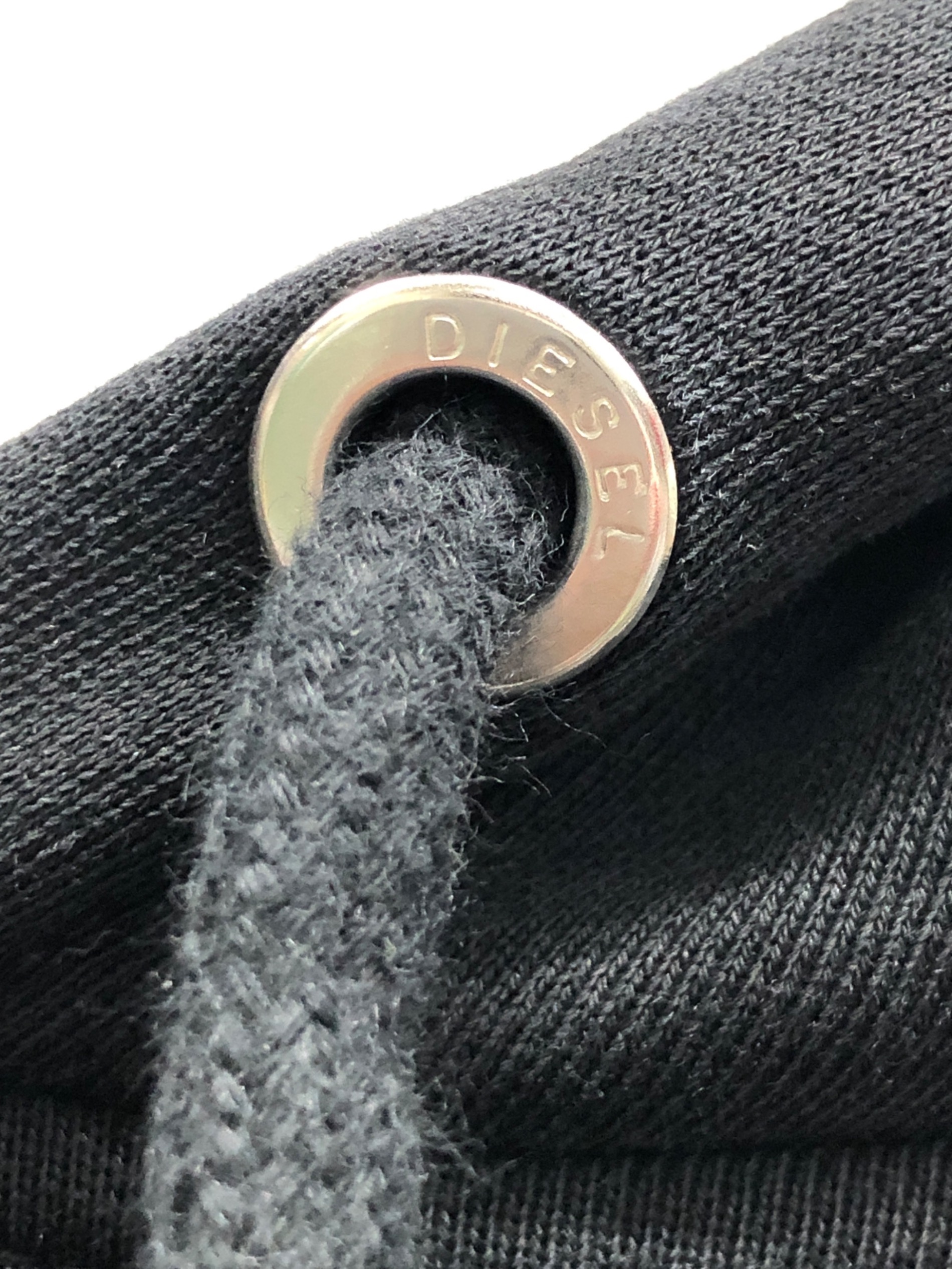 中古・古着通販】DIESEL (ディーゼル) ロゴパーカー ブラック サイズ