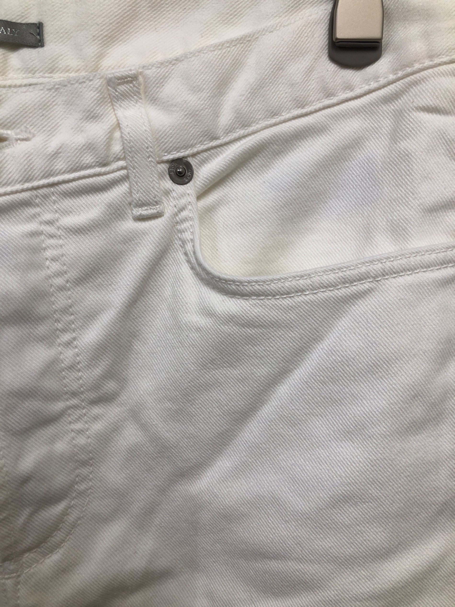 中古・古着通販】Dior (ディオール) デニムパンツ ホワイト サイズ