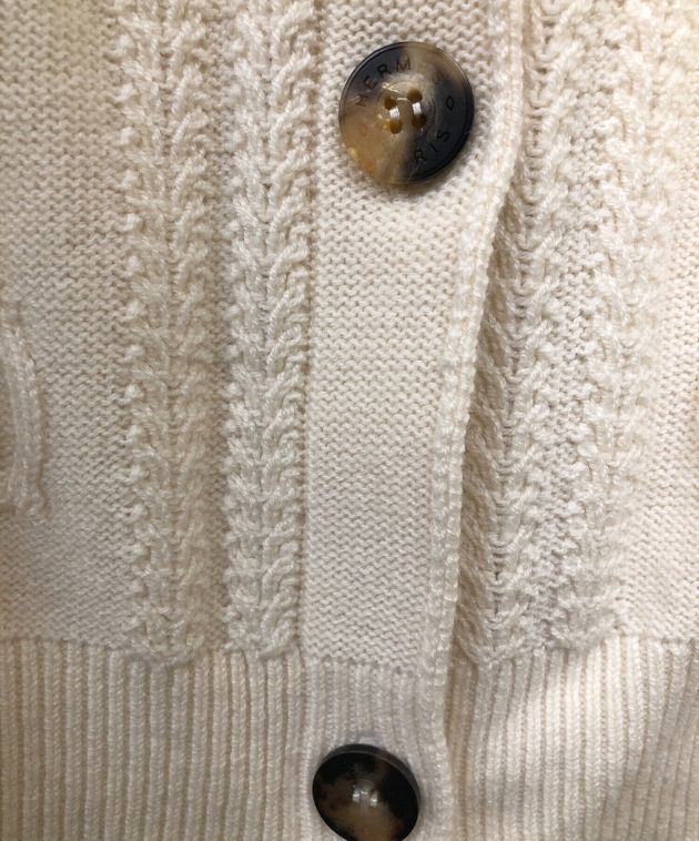 中古・古着通販】HERMES (エルメス) ケーブルニットカーディガン