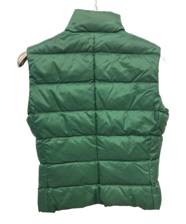 MONCLER グリーン ダウンベスト 中古・古着通販】MONCLER (モンクレール) ダウンベスト グリーン